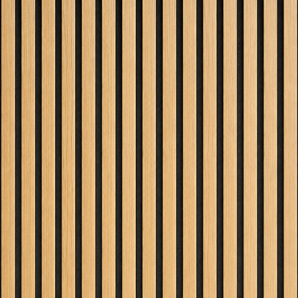 Walnut Slat Panel 270 × 110 cm